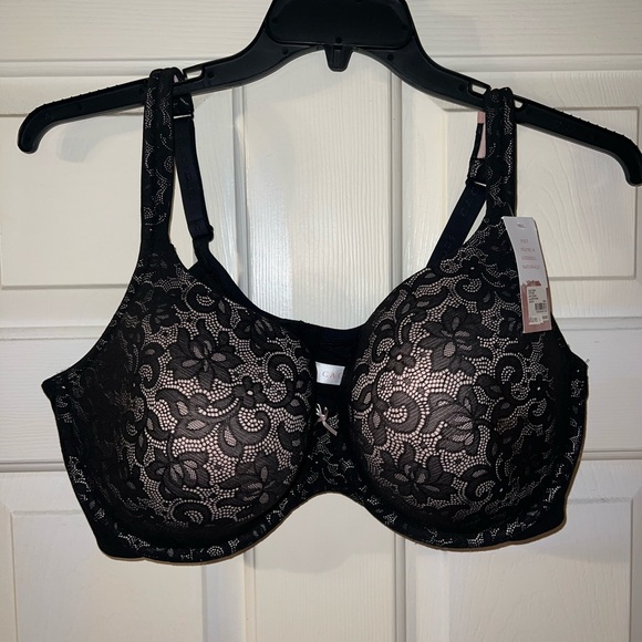 Cacique NWT Cotton Lightly Lined T-Shirt Bra With Lace 42DDD - Picture 3 of 5